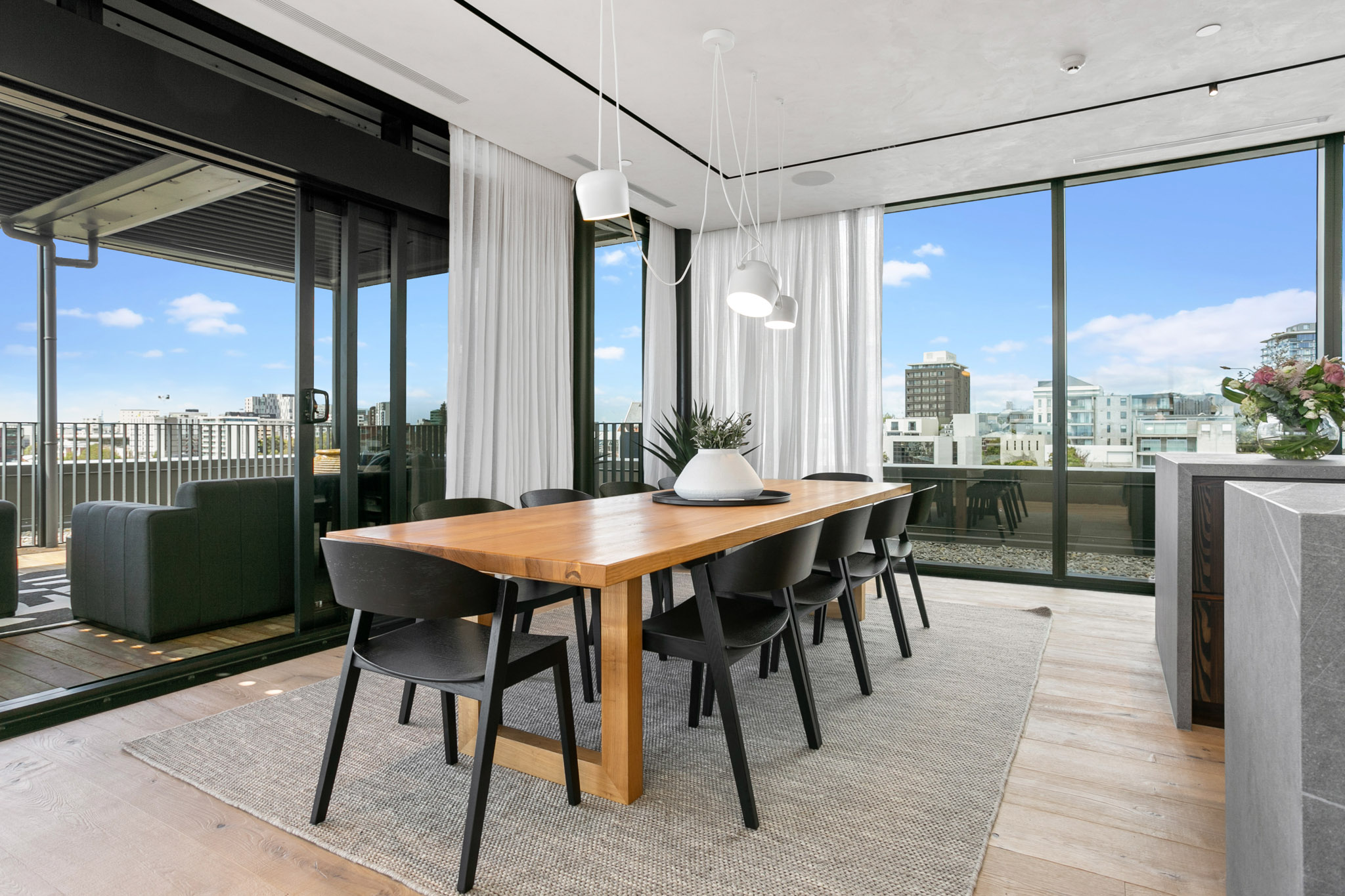 Dining Area - France Street Apartments by Urban Rest - Auckland, New Zealand