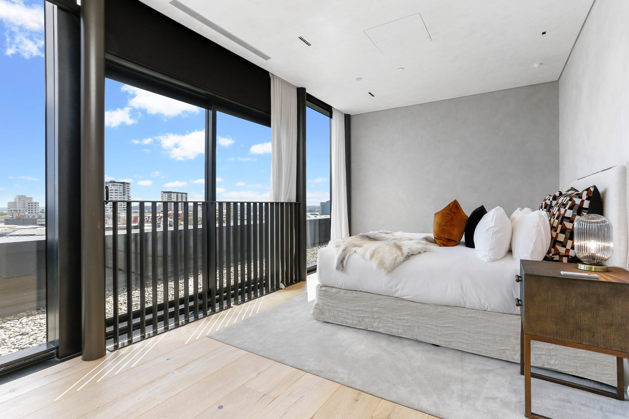 Bedroom - France Street Apartments by Urban Rest - Auckland, New Zealand