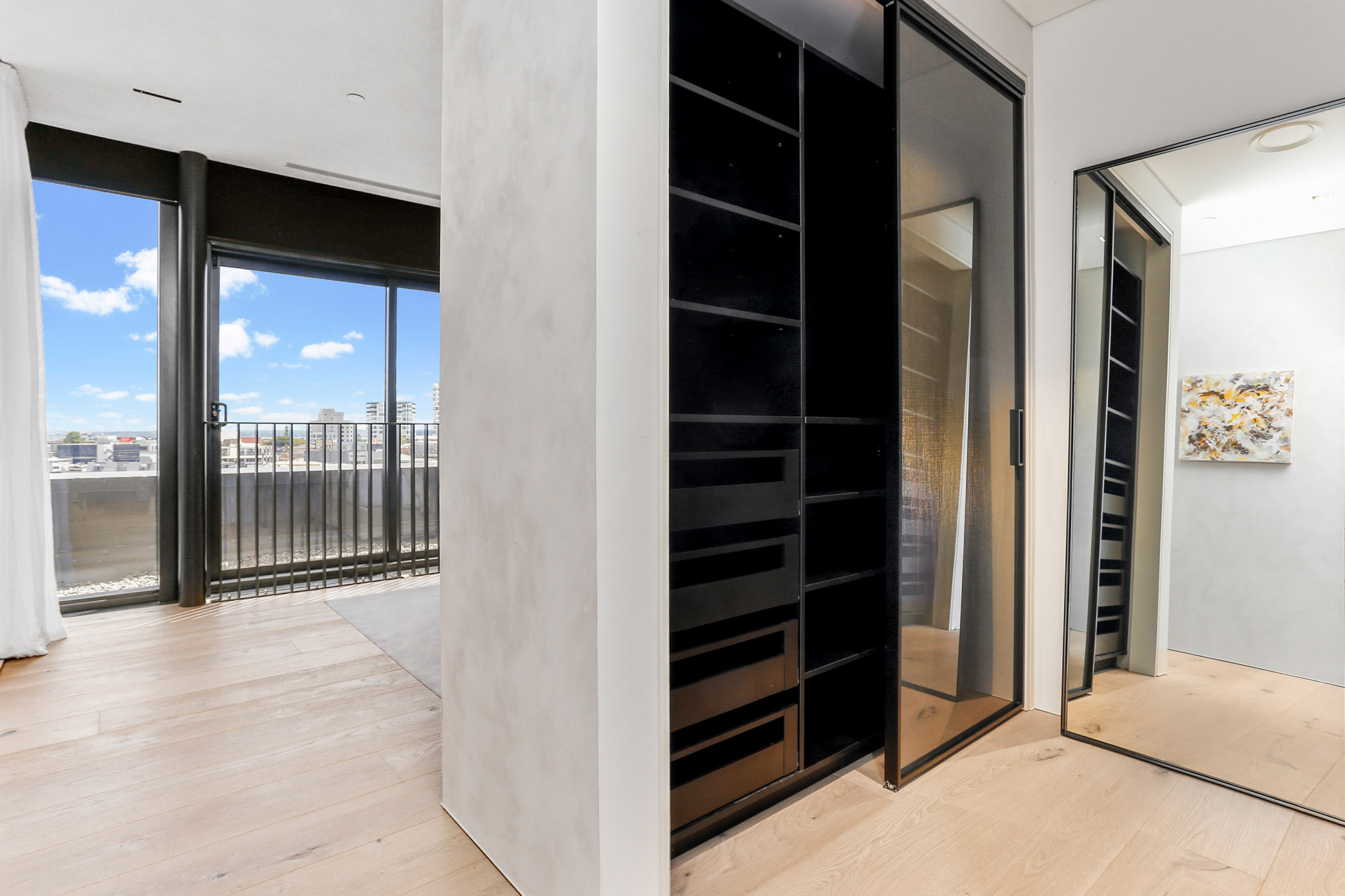 Wardrobe - France Street Apartments by Urban Rest - Auckland, New Zealand