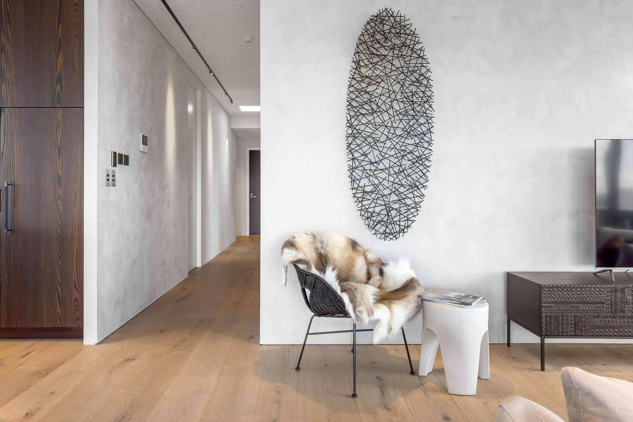 Living Room - France Street Apartments by Urban Rest - Auckland, New Zealand