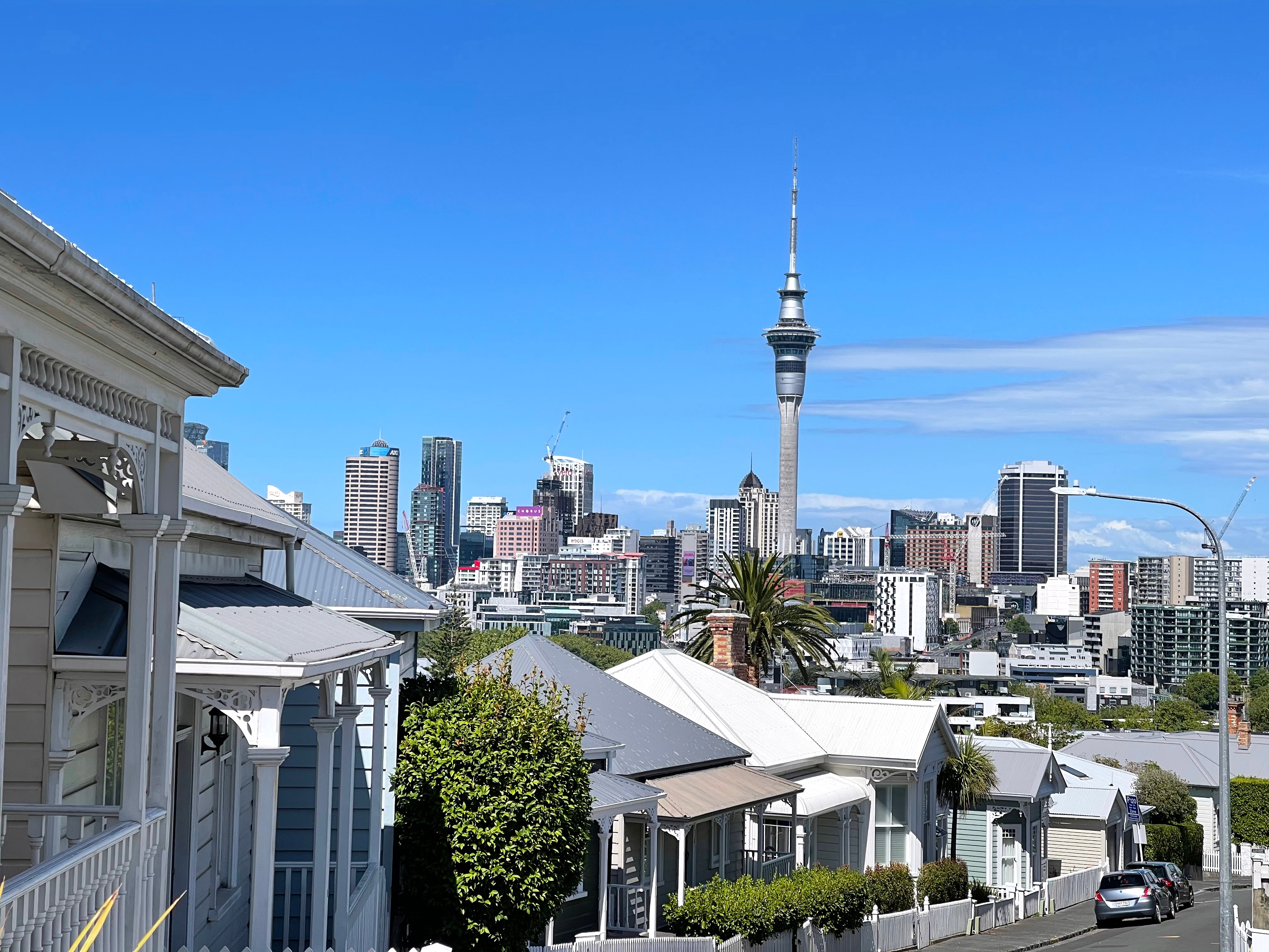 Auckland CBD Skyline from Ponsonby