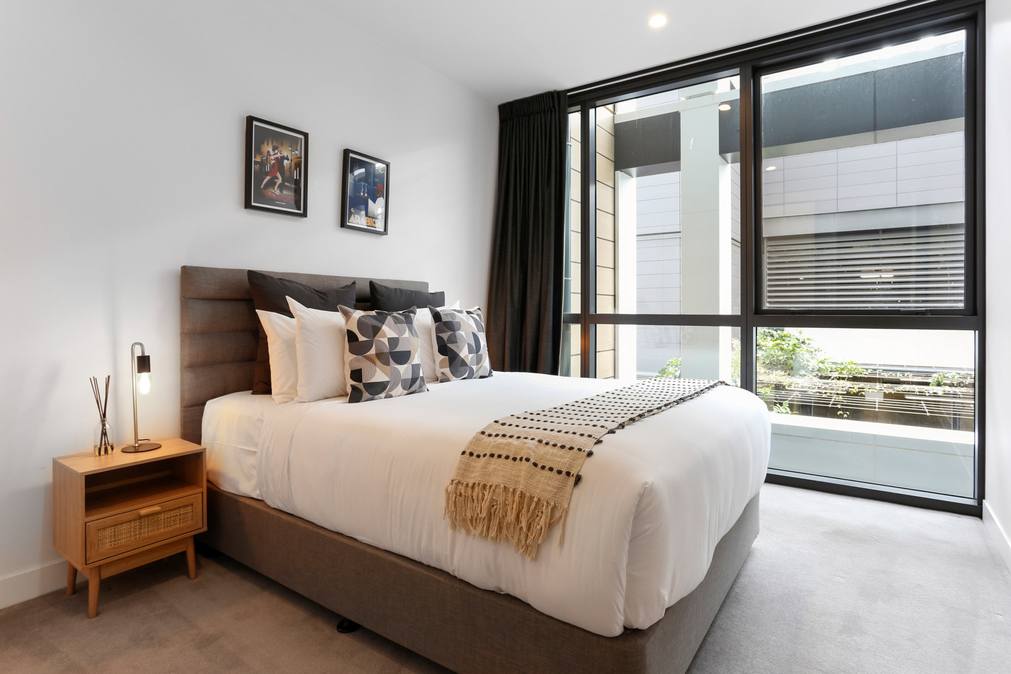 Bedroom - Wynyard Quarter Apartments by Urban Rest - Auckland, New Zealand