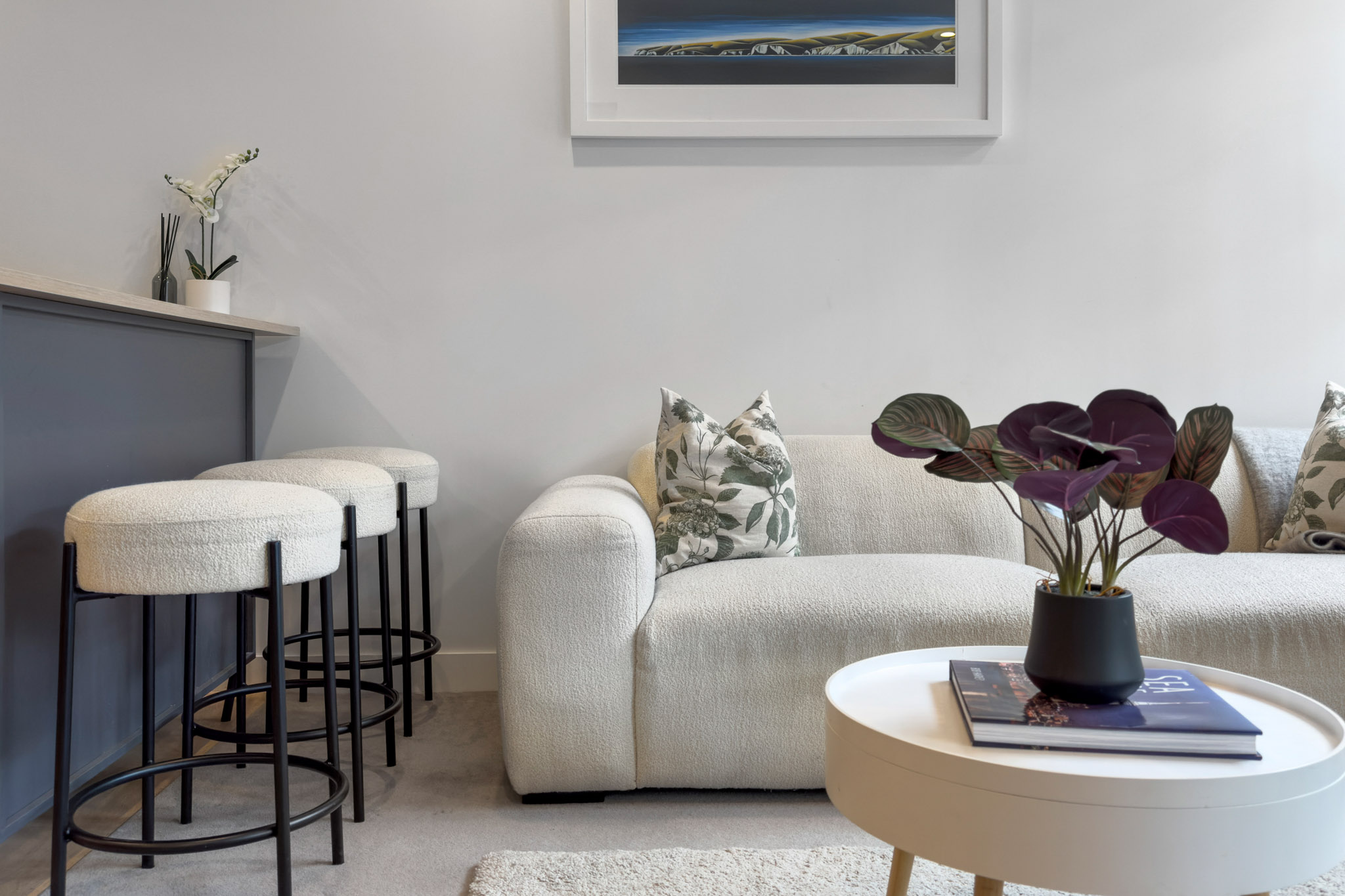 Living Room - Wynyard Quarter Apartments by Urban Rest - Auckland, New Zealand