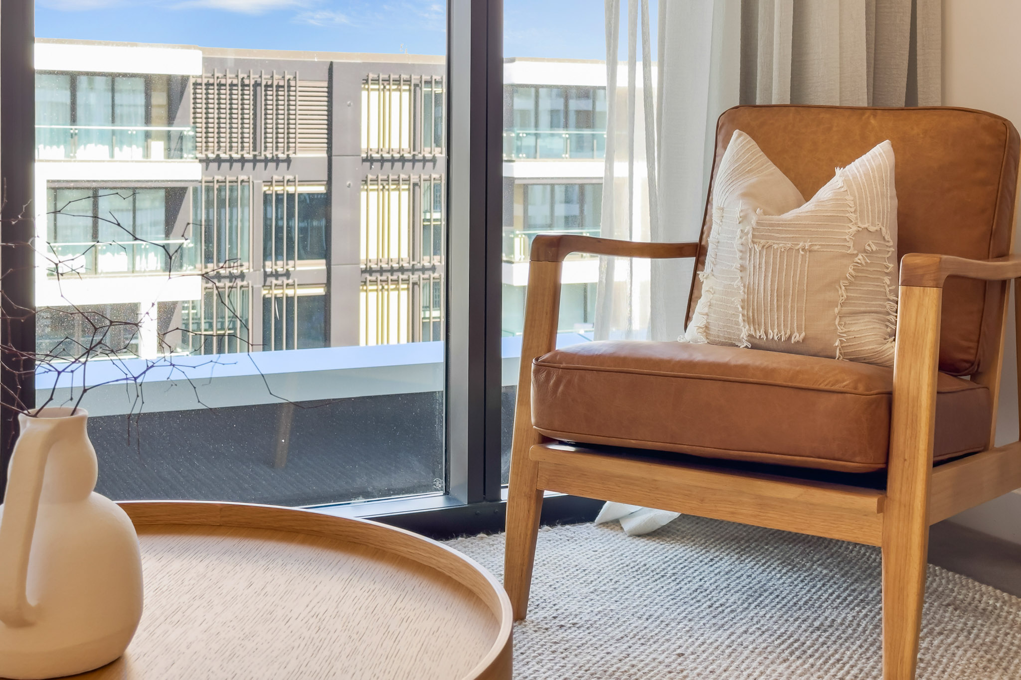 Living Room - Wynyard Quarter Apartments by Urban Rest - Auckland, New Zealand