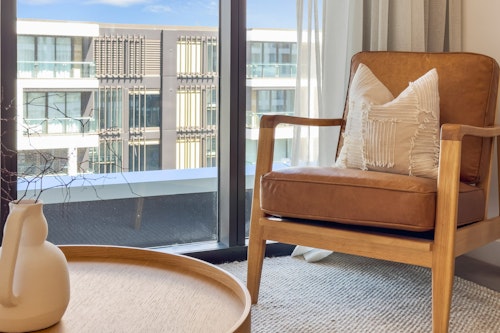 Living Room - Wynyard Quarter Apartments by Urban Rest - Auckland, New Zealand