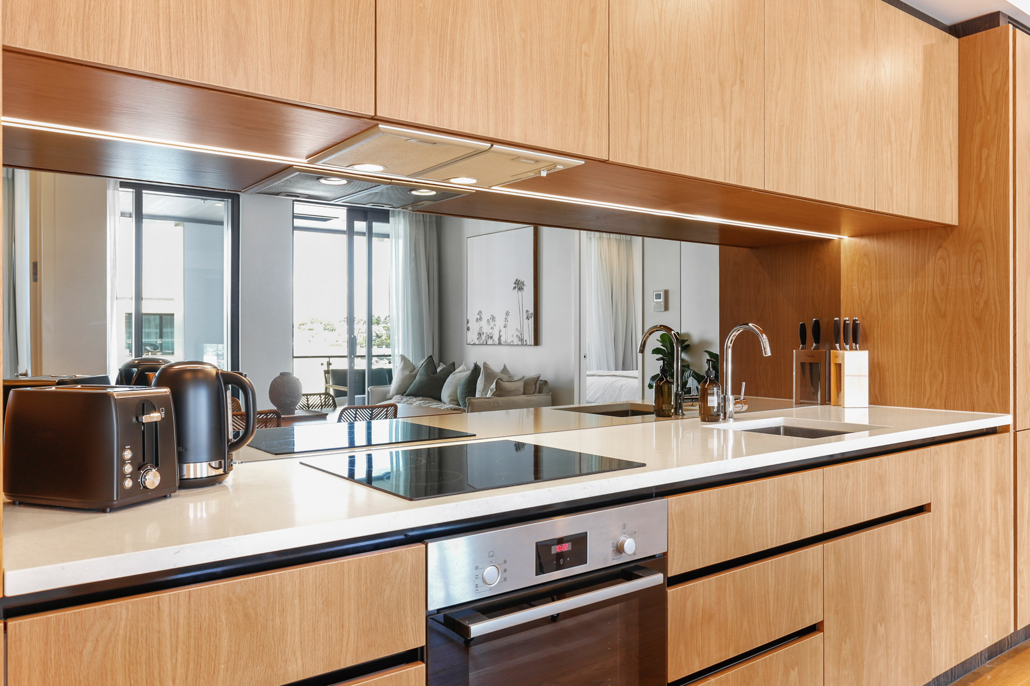 Kitchen - Wynyard Quarter Apartments by Urban Rest - Auckland, New Zealand