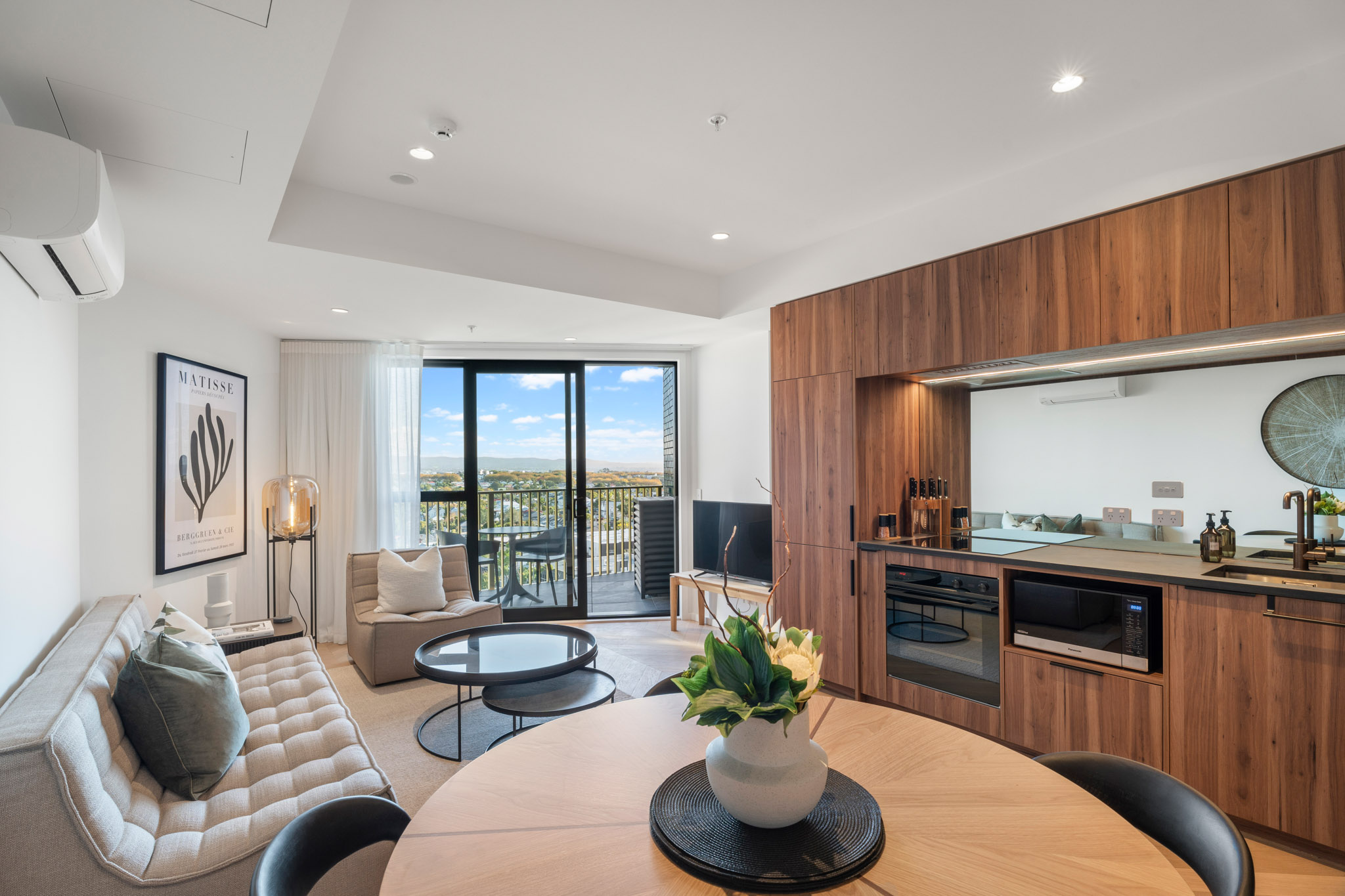 Living Room - Greenhouse Apartments by Urban Rest - Auckland, New Zealand