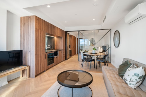 Living Room - Greenhouse Apartments by Urban Rest - Auckland, New Zealand
