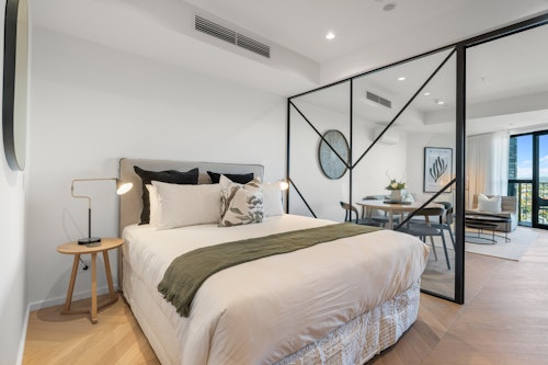 Bedroom - Greenhouse Apartments by Urban Rest - Auckland, New Zealand
