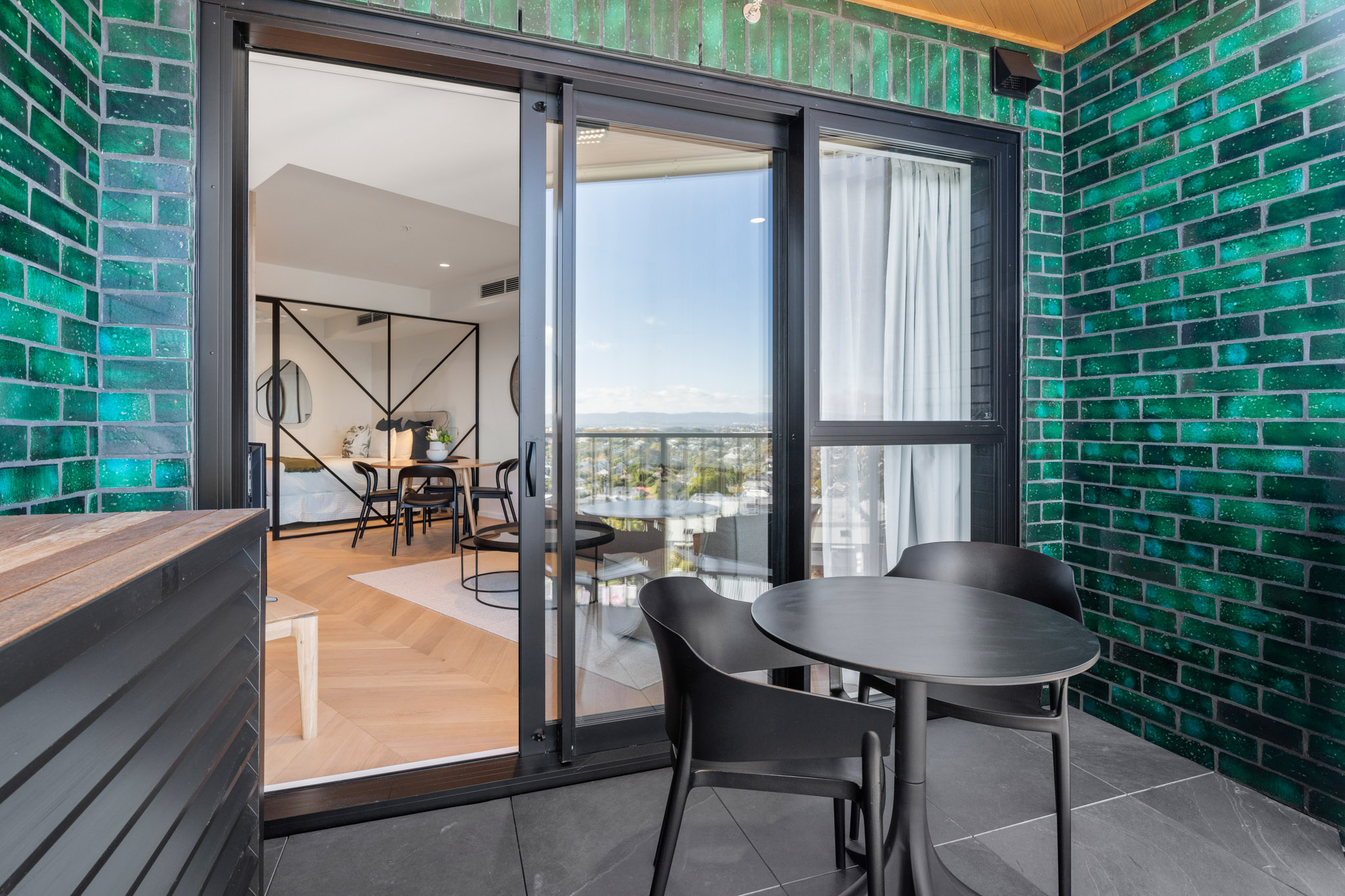 Balcony - Greenhouse Apartments by Urban Rest - Auckland, New Zealand