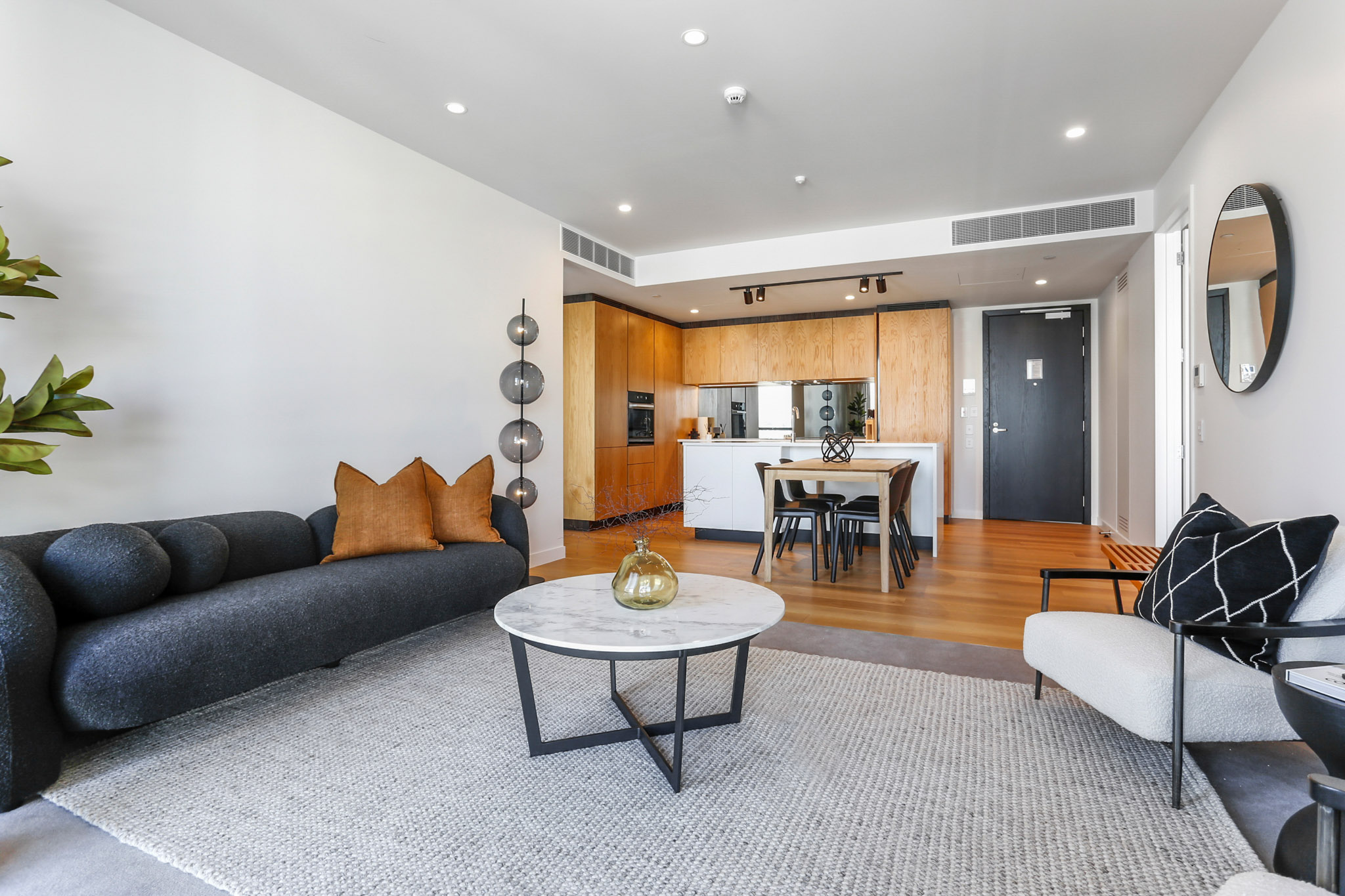 Living Room - Wynyard Quarter Apartments by Urban Rest - Auckland, New Zealand
