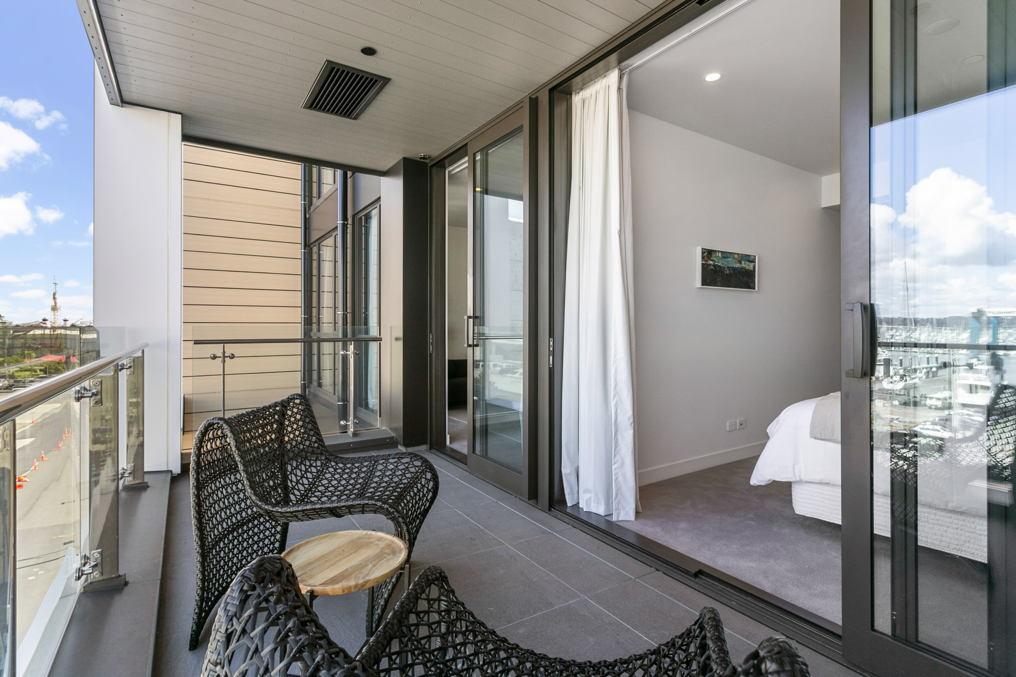 Balcony - Wynyard Quarter Apartments by Urban Rest - Auckland, New Zealand