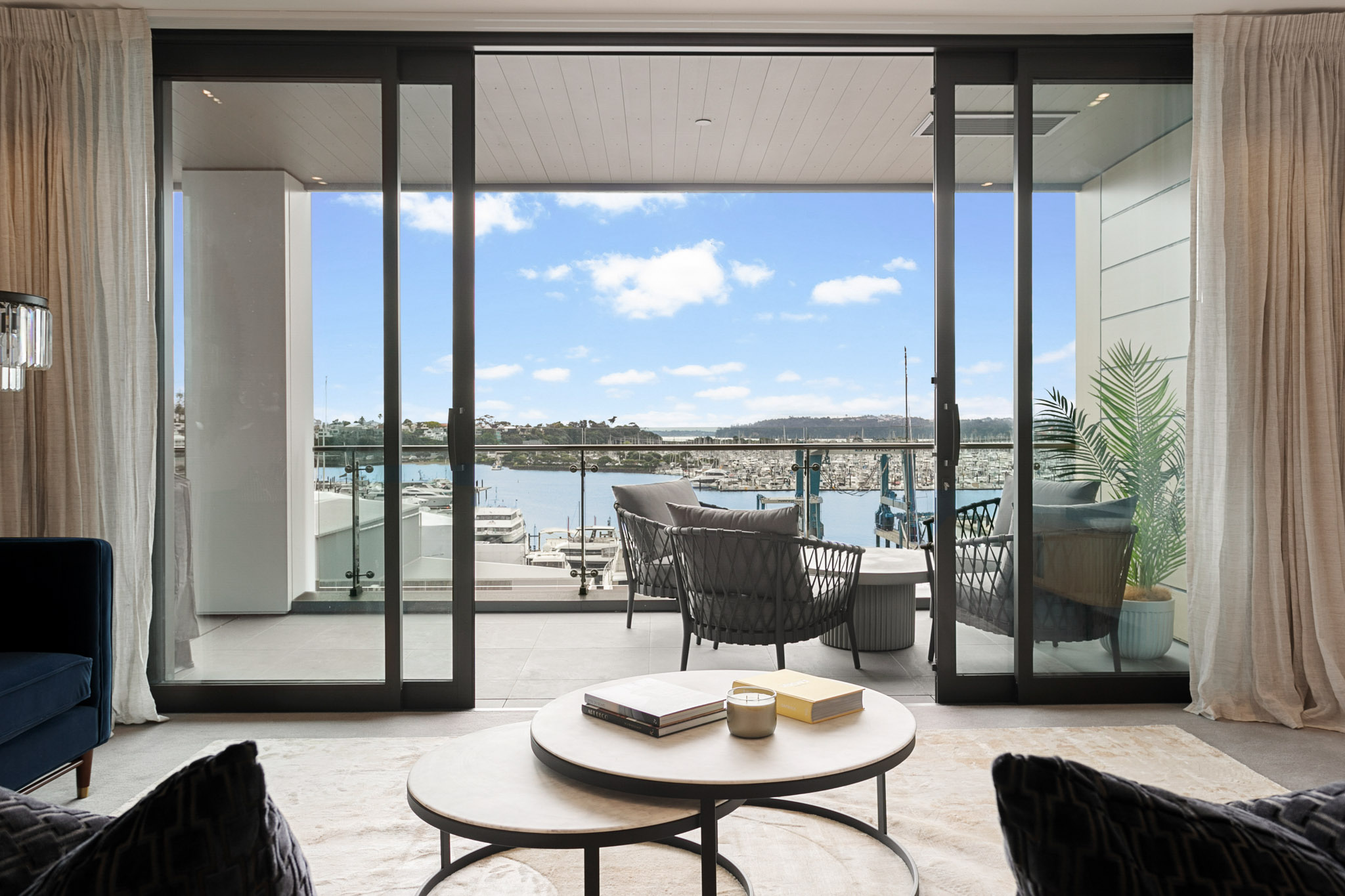 Living Room - Wynyard Quarter Apartments by Urban Rest - Auckland, New Zealand