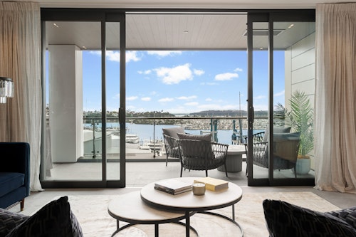 Living Room - Wynyard Quarter Apartments by Urban Rest - Auckland, New Zealand