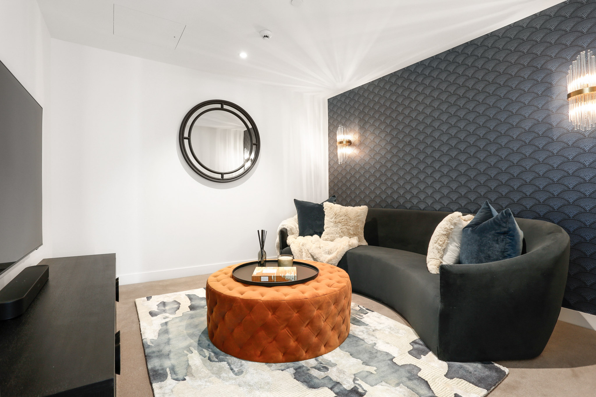 Living Room - Wynyard Quarter Apartments by Urban Rest - Auckland, New Zealand