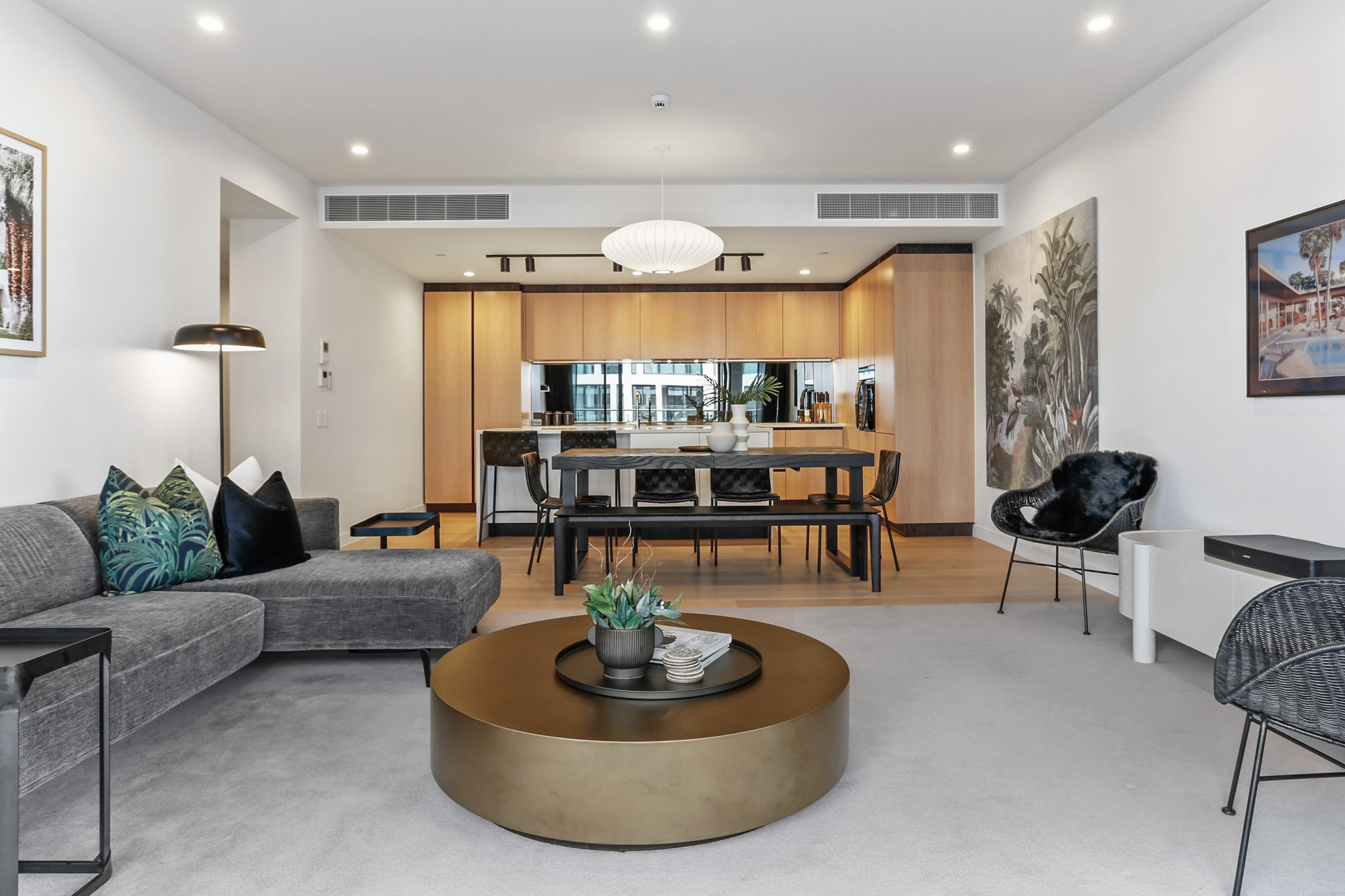Living Room - Wynyard Quarter Apartments by Urban Rest - Auckland, New Zealand