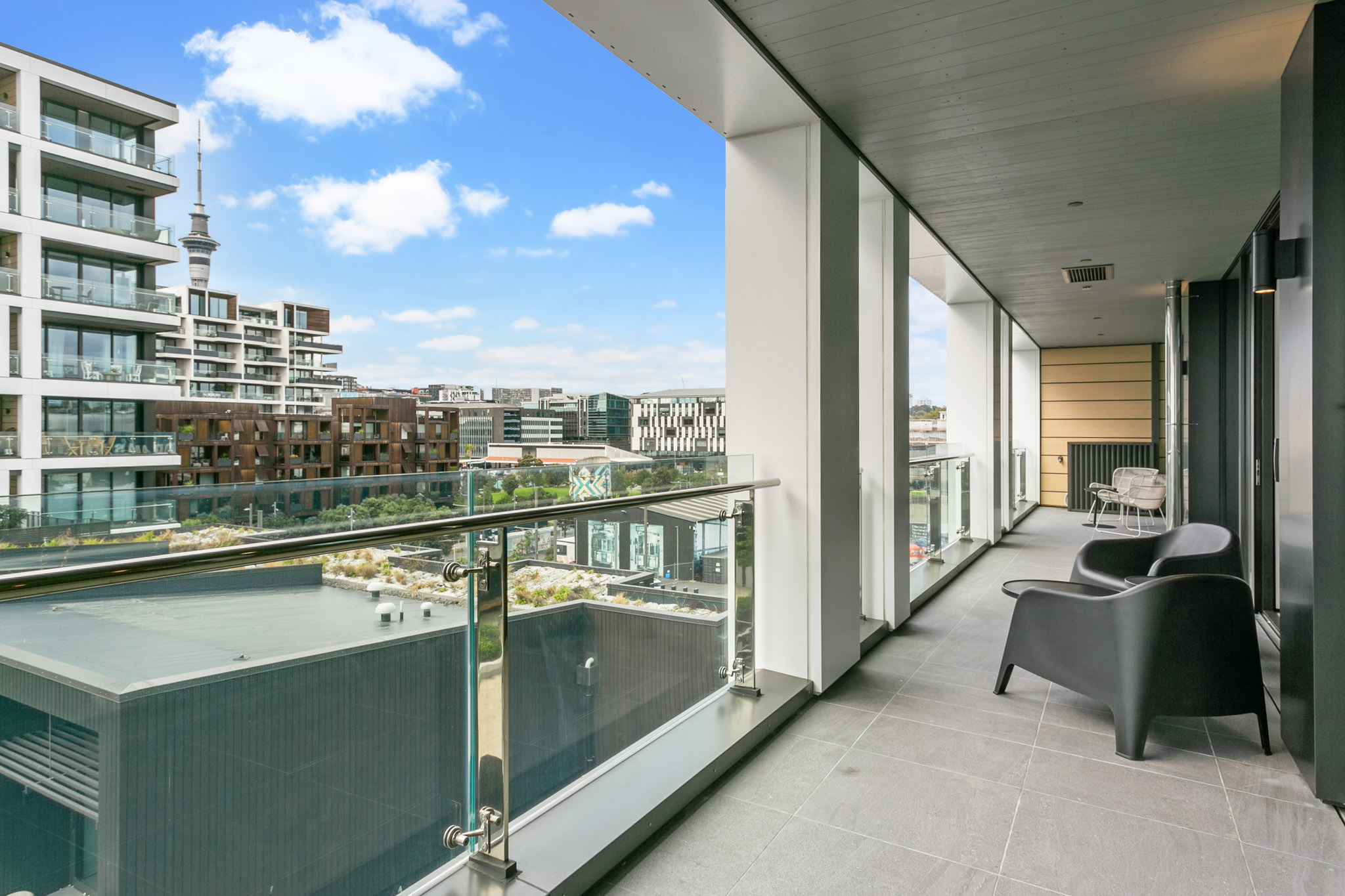 Balcony - Wynyard Quarter Apartments by Urban Rest - Auckland, New Zealand