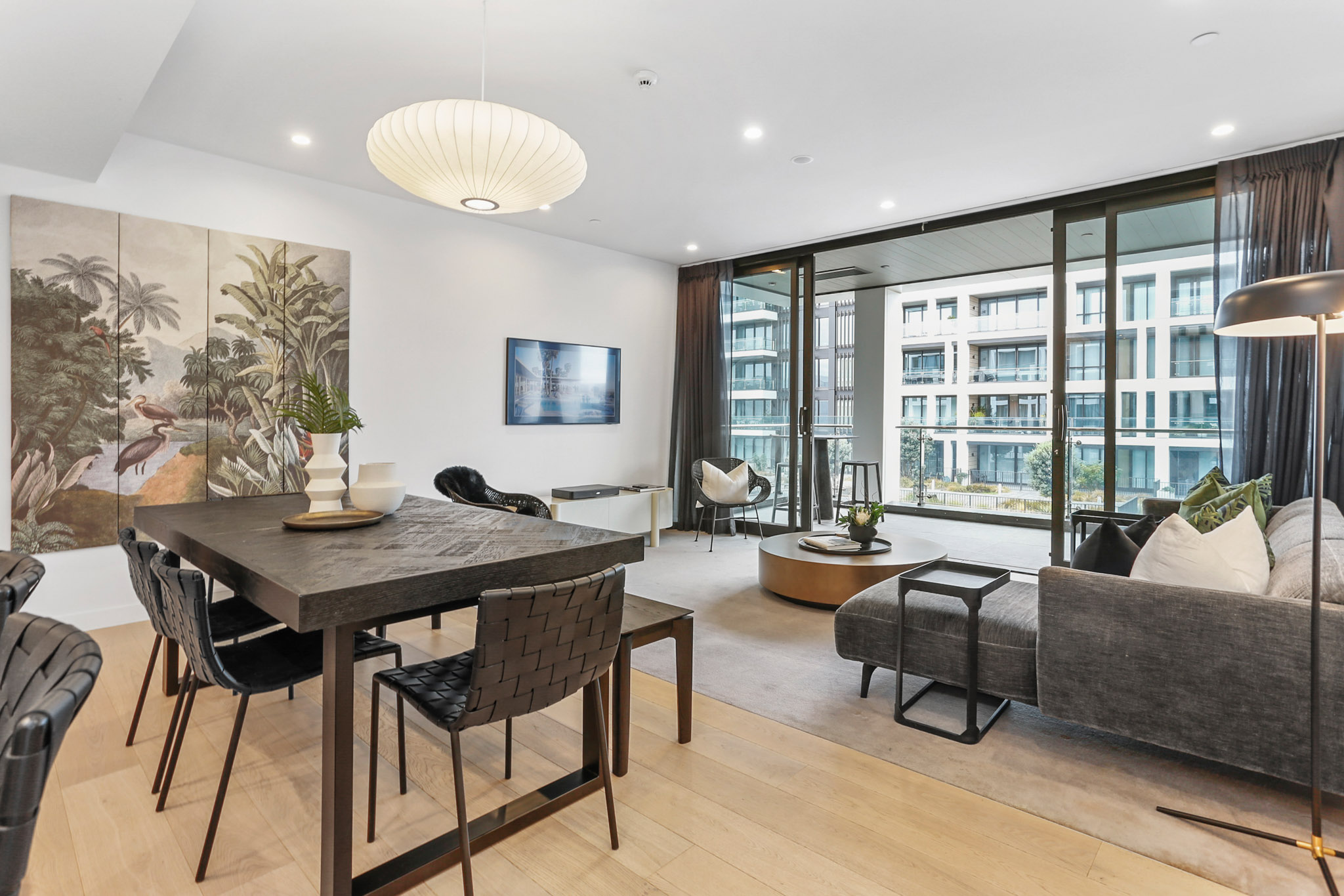 Living Room - Wynyard Quarter Apartments by Urban Rest - Auckland, New Zealand