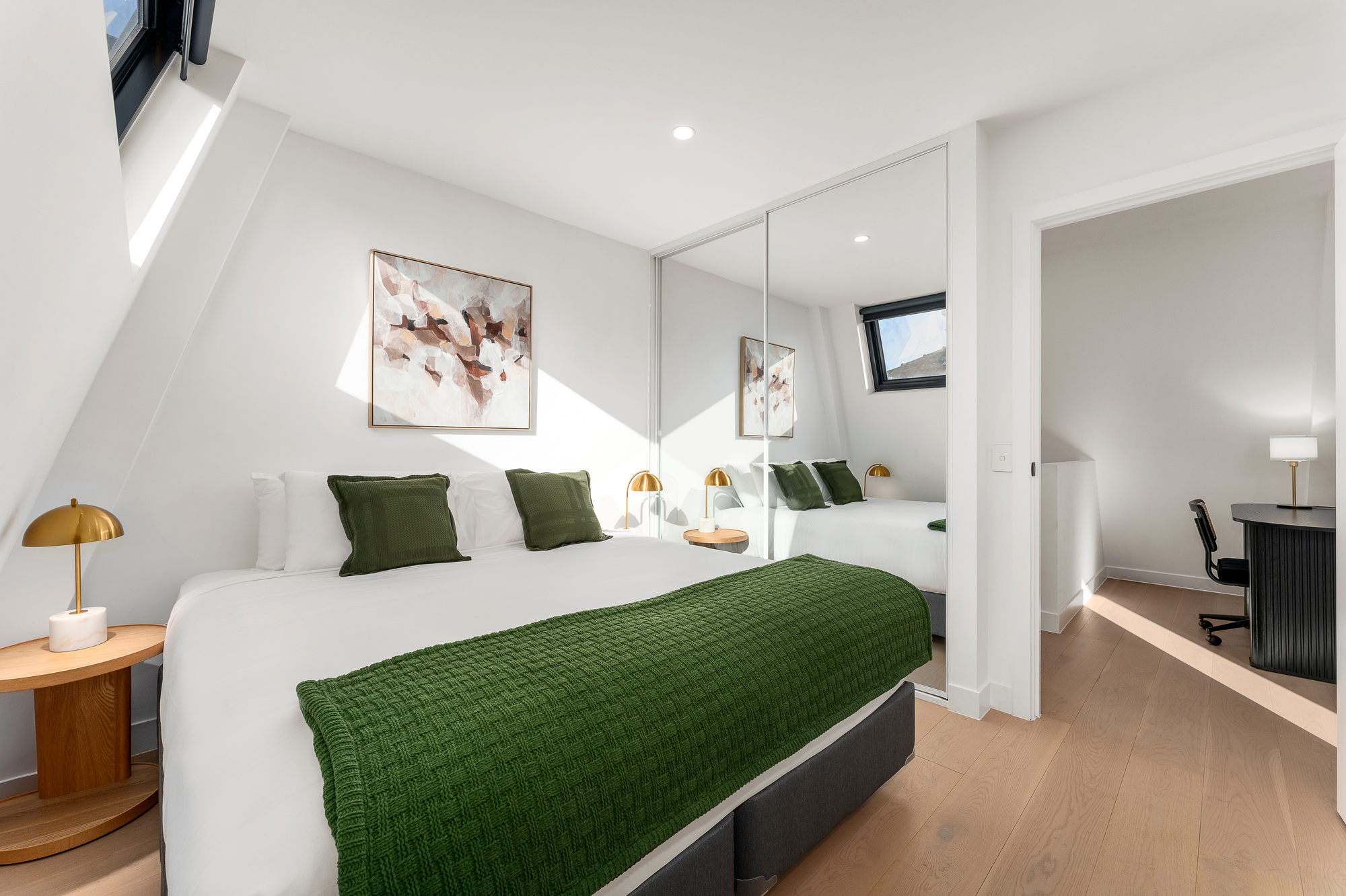Bedroom - Fitzroy North Apartments - Melbourne, Australia