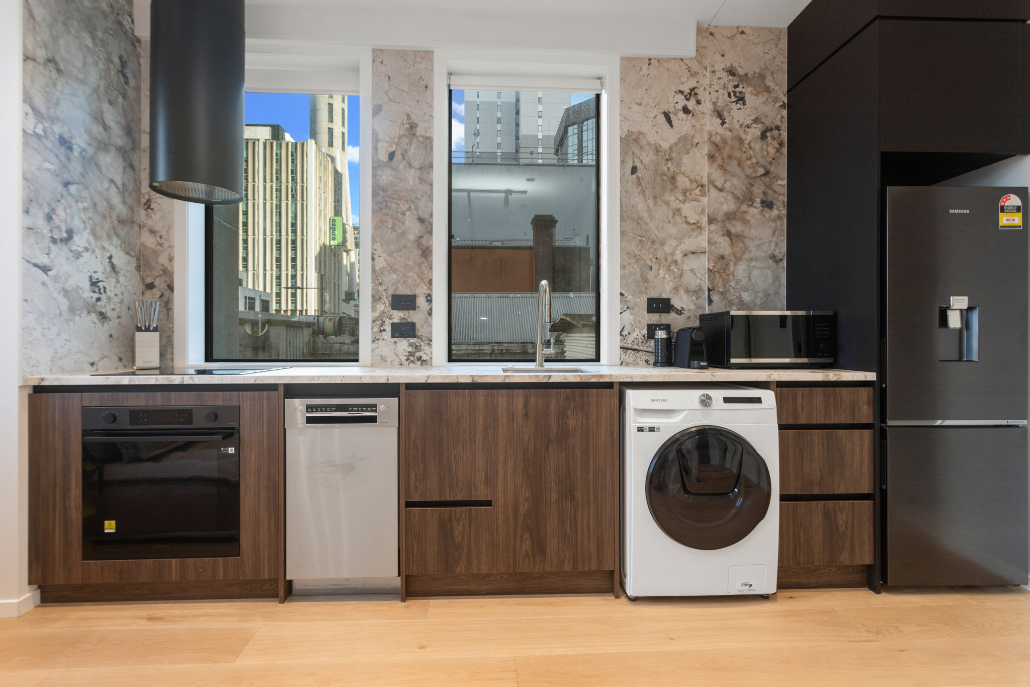 Kitchen - Studio Apartment - Urban Rest - Victoria Street Apartments - Auckland CBD