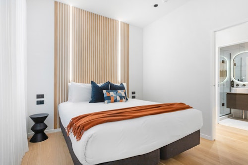Bedroom - One Bedroom Apartment - Urban Rest - Victoria Street Apartments - Auckland CBD