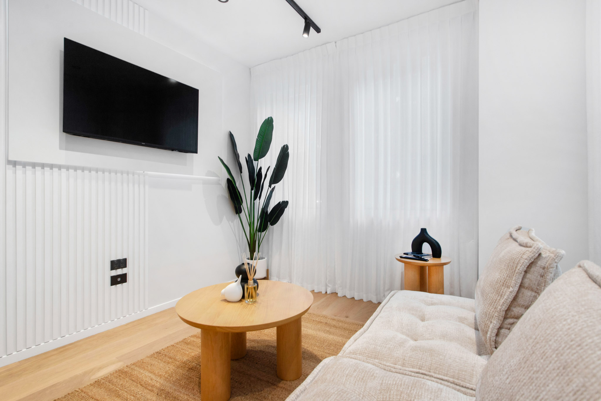 Living Room - Two Bedroom Apartment - Urban Rest - Victoria Street Apartments - Auckland CBD