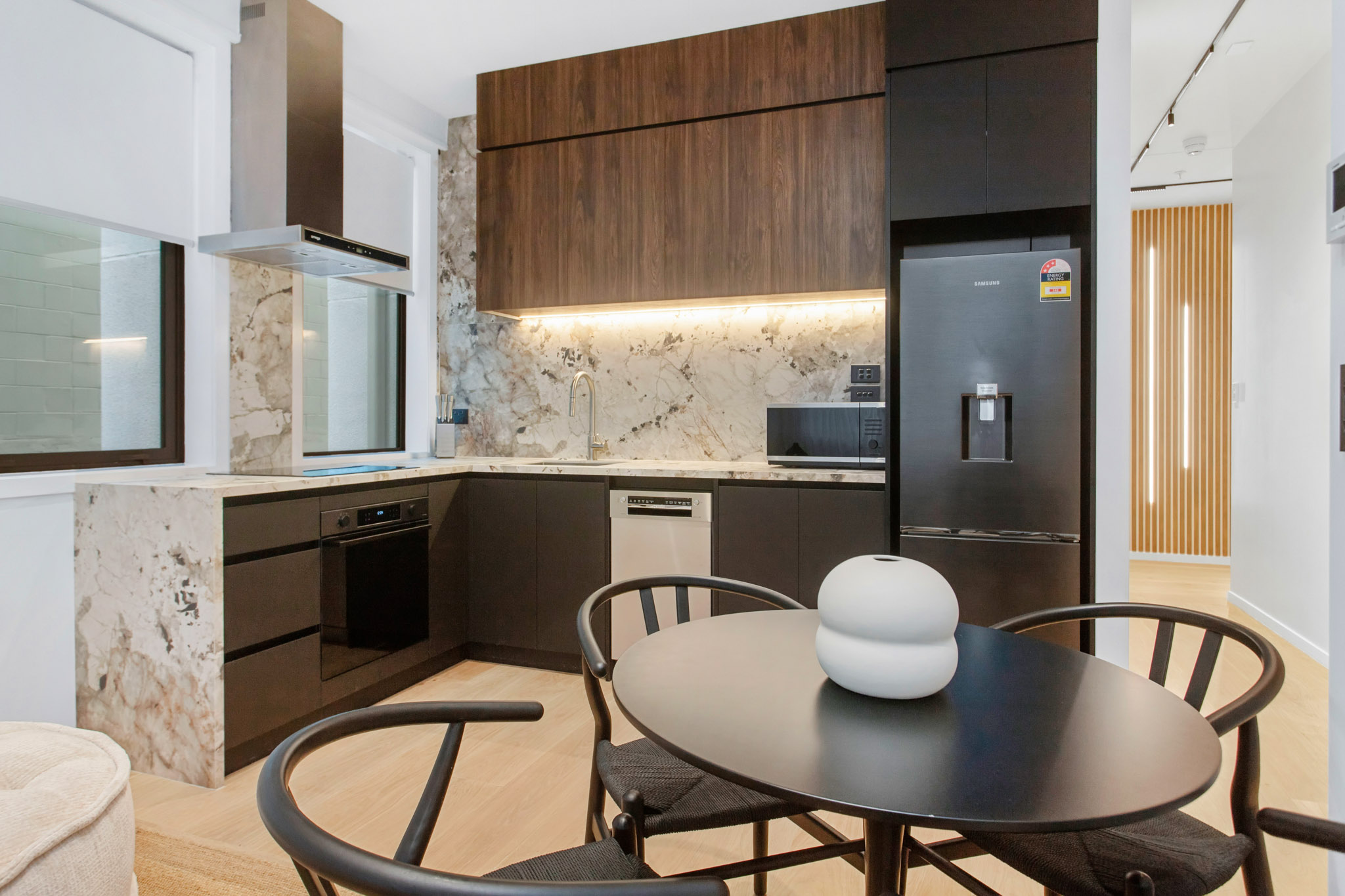 Kitchen - Two Bedroom Apartment - Urban Rest - Victoria Street Apartments - Auckland CBD
