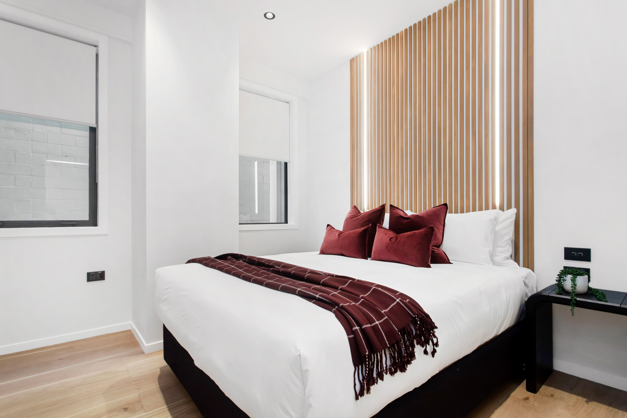 Bedroom - Two Bedroom Apartment - Urban Rest - Victoria Street Apartments - Auckland CBD