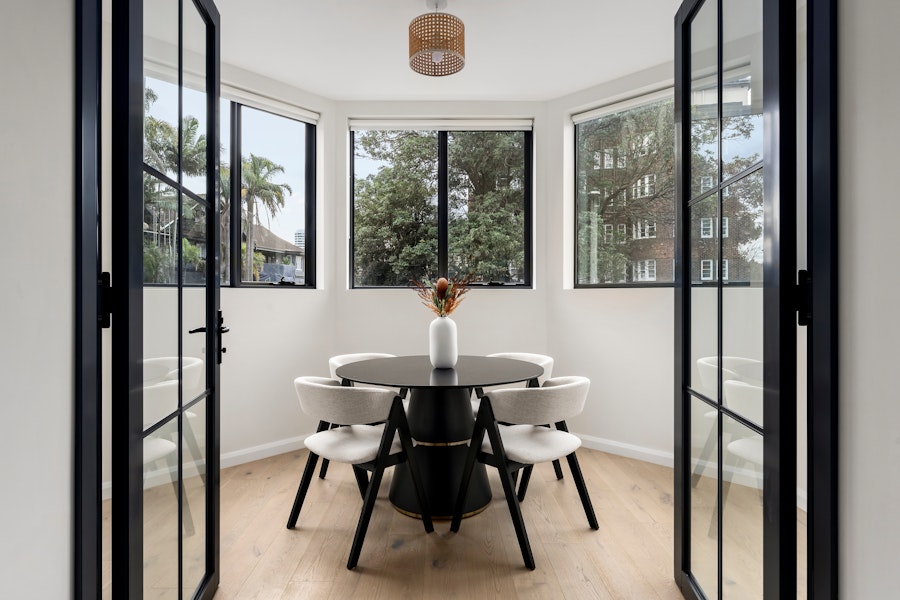 Dining Room - The Henrietta Apartments - Double Bay, Sydney