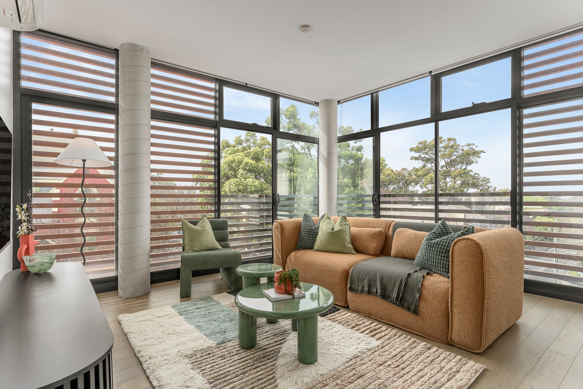 Lounge, One Bedroom Apartment at King Street Apartments by Urban Rest, Newtown, Sydney