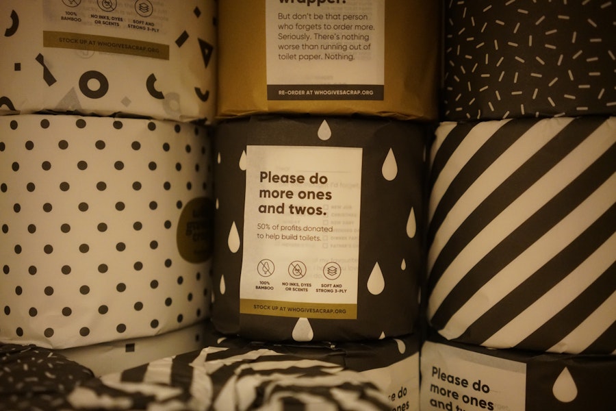 Who Gives A Crap, Toilet Paper, Partnership
