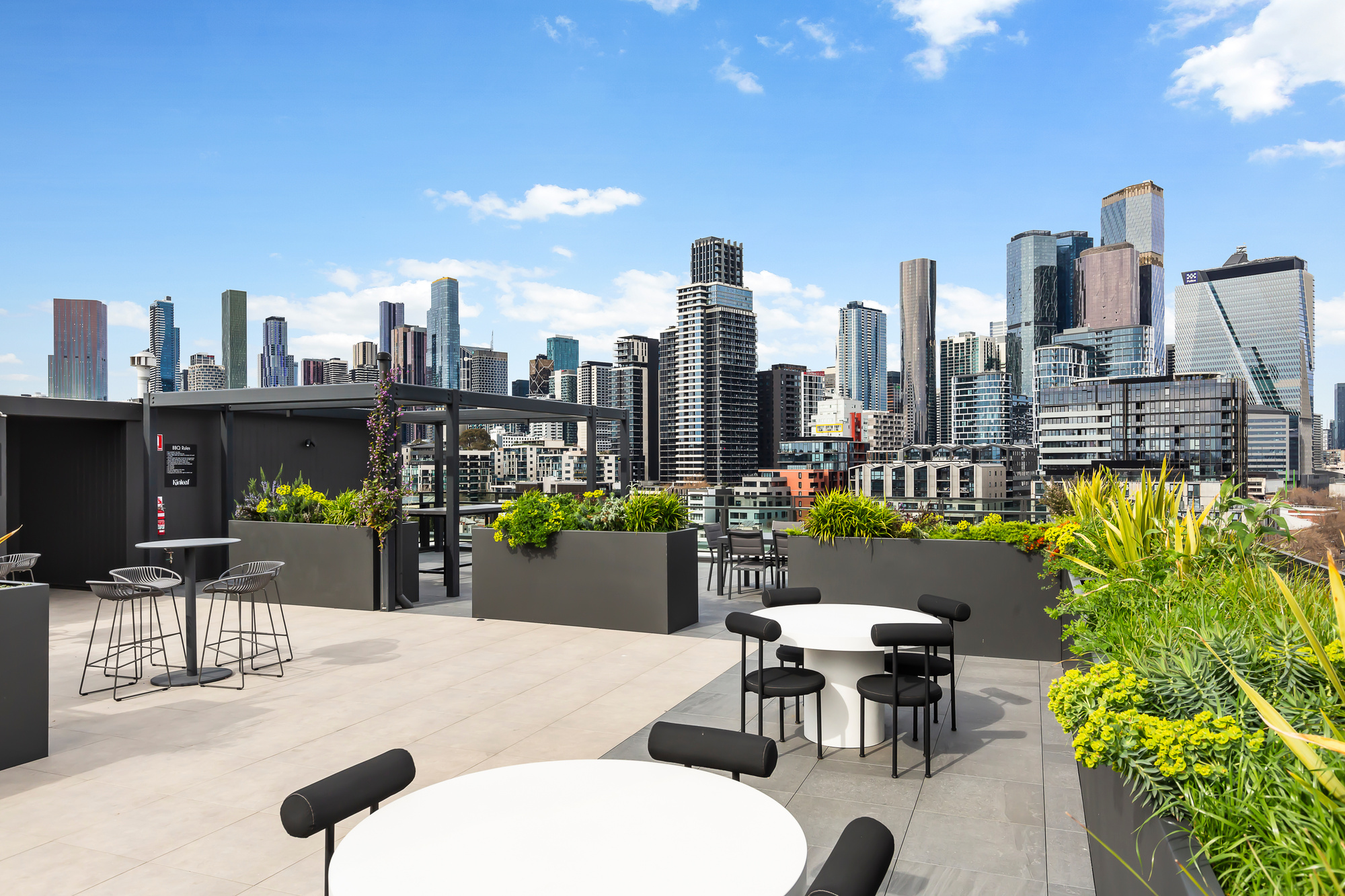 Rooftop Terrace - North Melbourne Apartments - West Melbourne