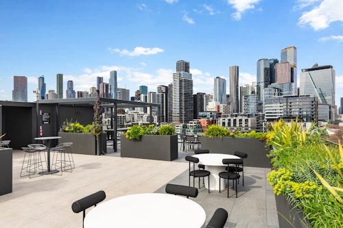 Rooftop Terrace - North Melbourne Apartments - West Melbourne