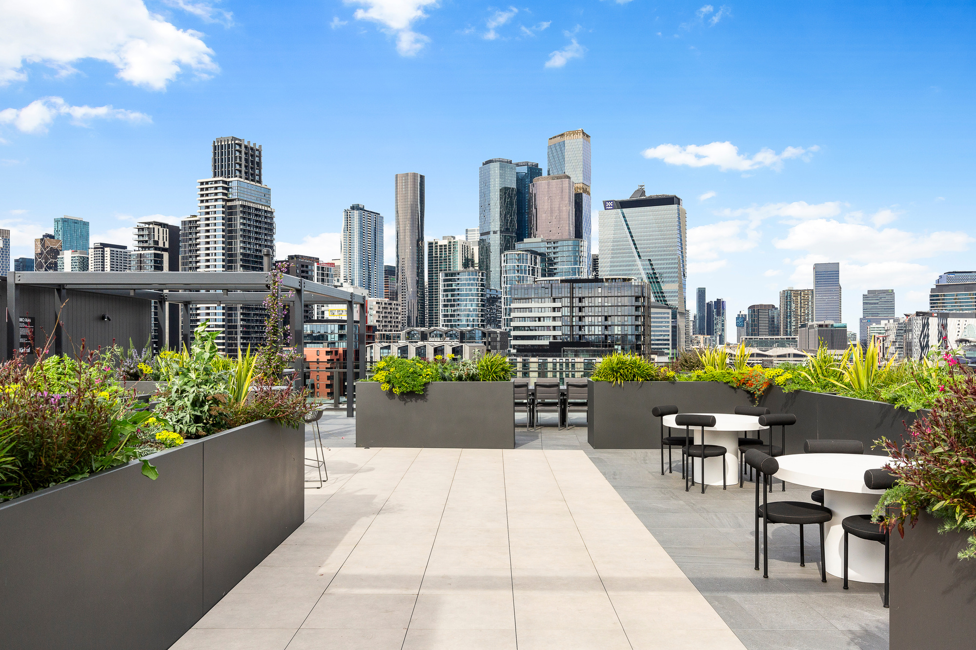 Rooftop Terrace - North Melbourne Apartments - West Melbourne