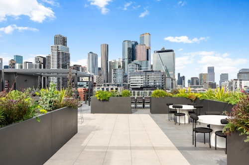 Rooftop Terrace - North Melbourne Apartments - West Melbourne