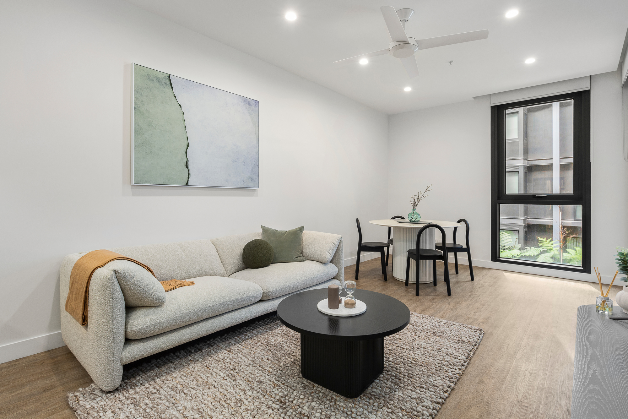 Living Room - North Melbourne Apartments - West Melbourne