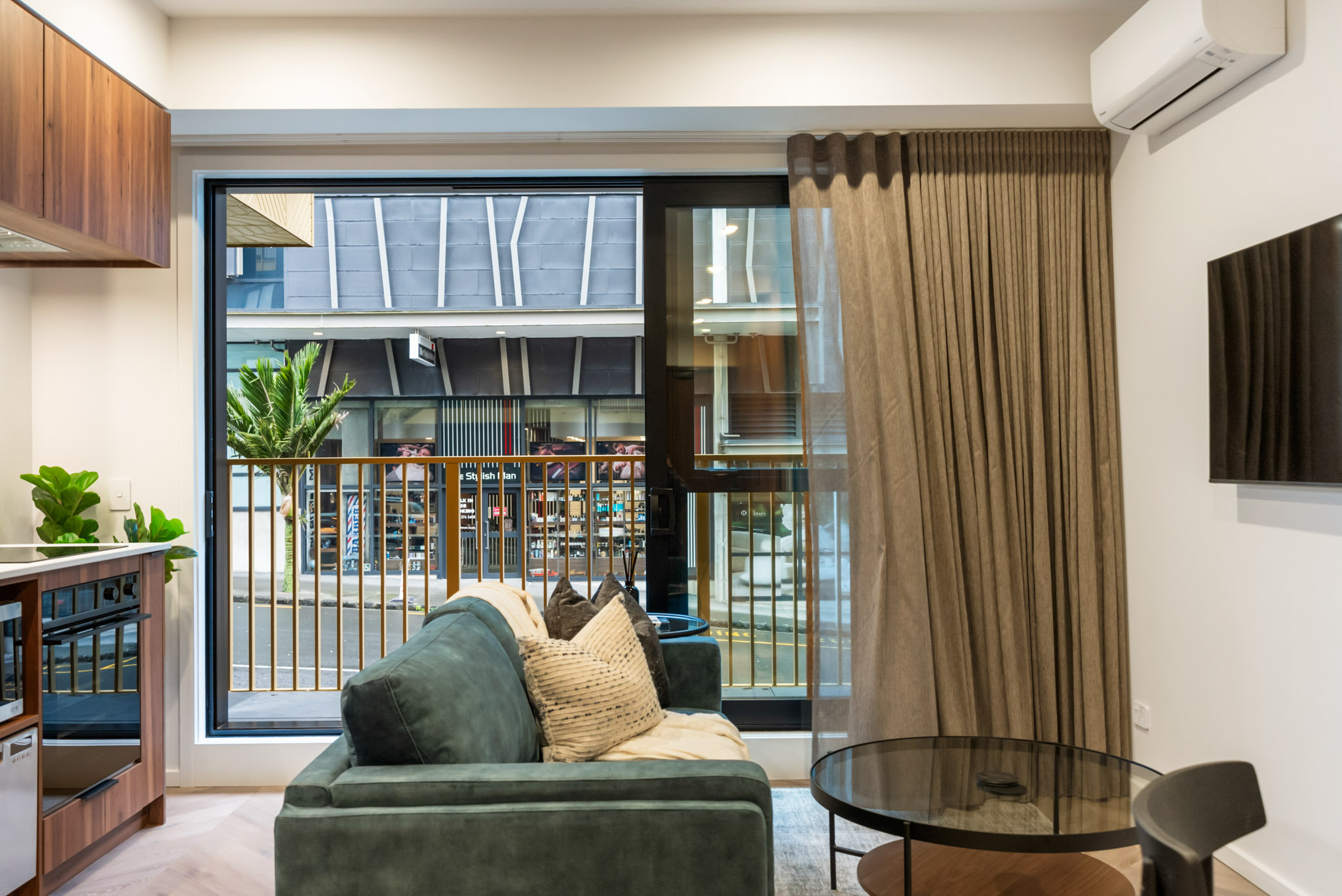 Living Room - Greenhouse Apartments by Urban Rest - Auckland, New Zealand