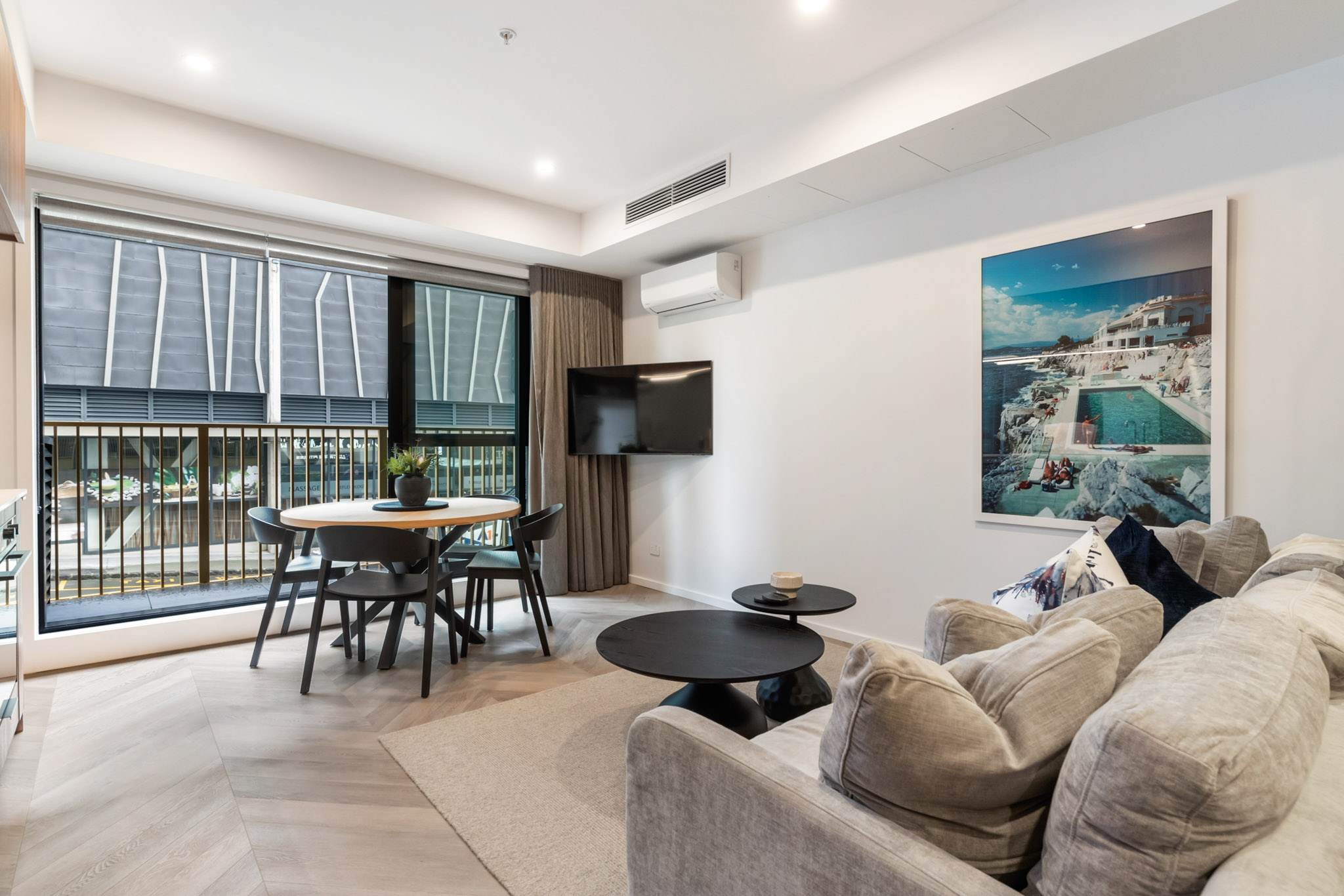 Living Room - Greenhouse Apartments by Urban Rest - Auckland, New Zealand