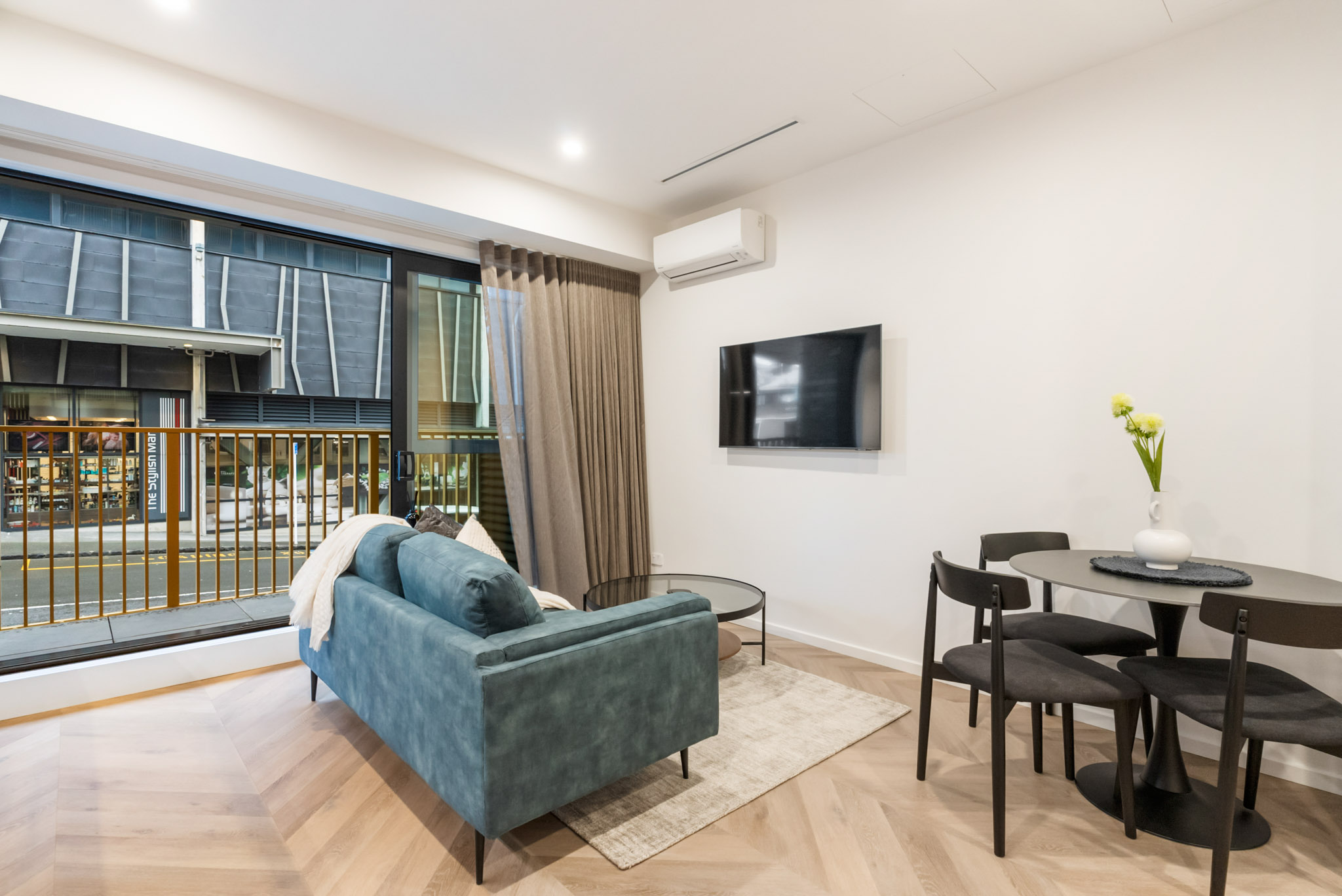 Living Room - Greenhouse Apartments by Urban Rest - Auckland, New Zealand