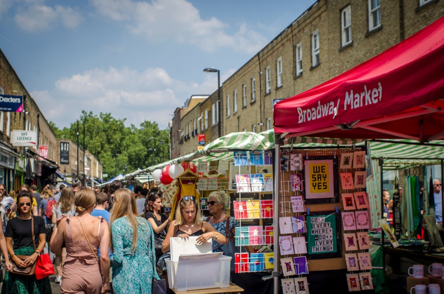 Broadway Market, Hackney, London