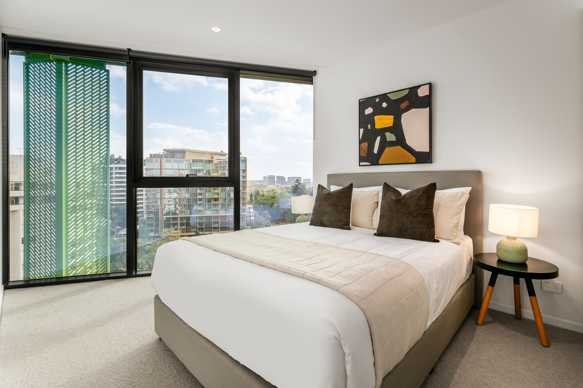 Bedroom - Kangaroo Point Apartments by Urban Rest - Brisbane