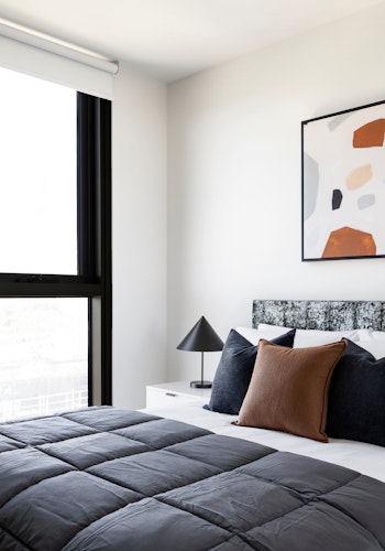 Bedroom at Caulfield Apartments by Urban Rest
