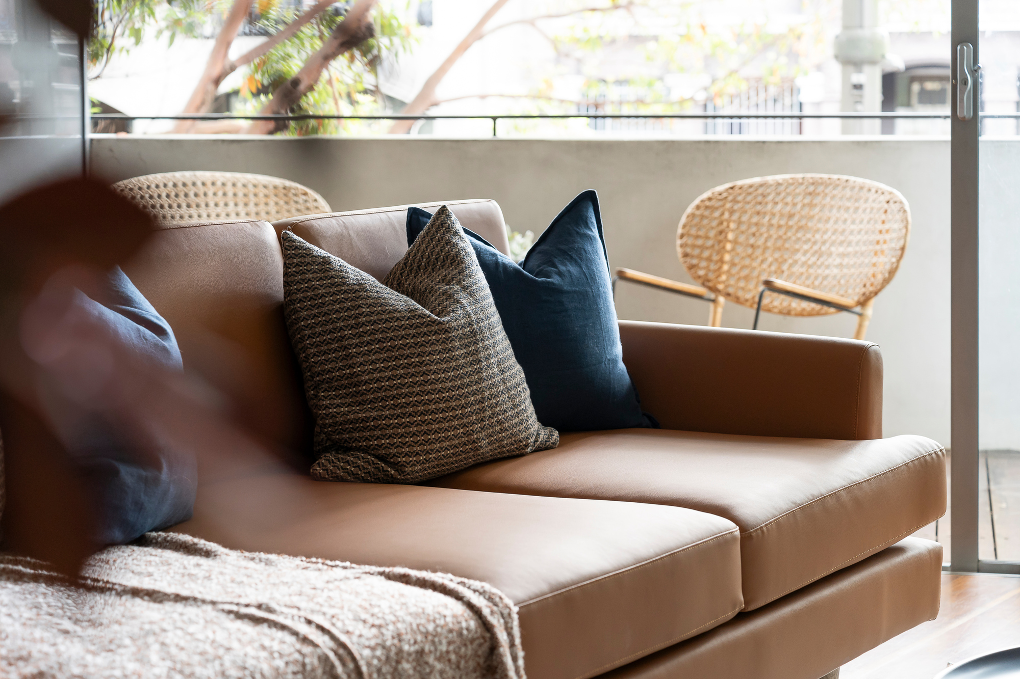 Living Room - Crown Street Apartments by Urban Rest - Surry Hills, Sydney