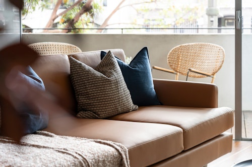 Living Room - Crown Street Apartments by Urban Rest - Surry Hills, Sydney