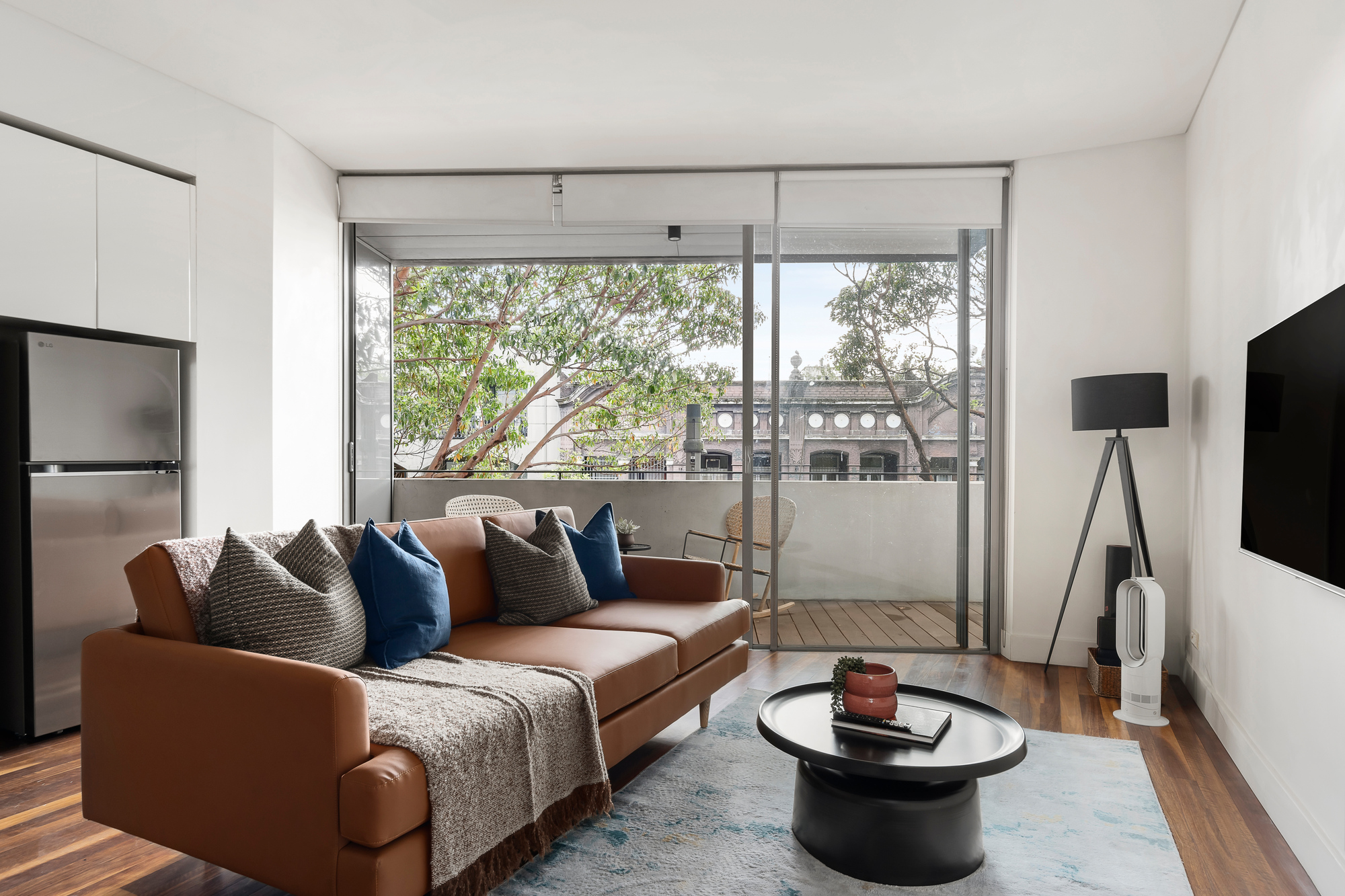 Living Room - Crown Street Apartments by Urban Rest - Surry Hills, Sydney