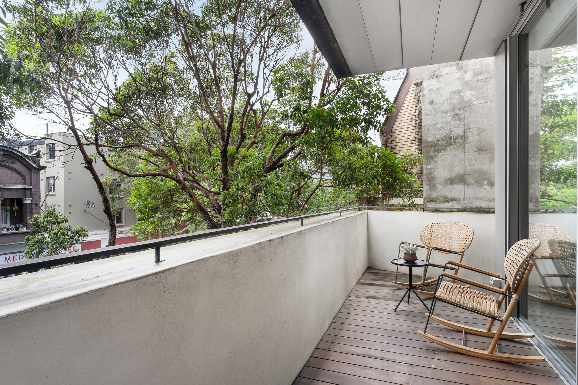 Balcony - Crown Street Apartments by Urban Rest - Surry Hills, Sydney