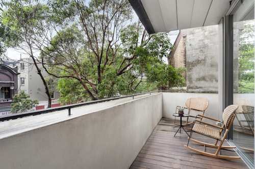 Balcony - Crown Street Apartments by Urban Rest - Surry Hills, Sydney