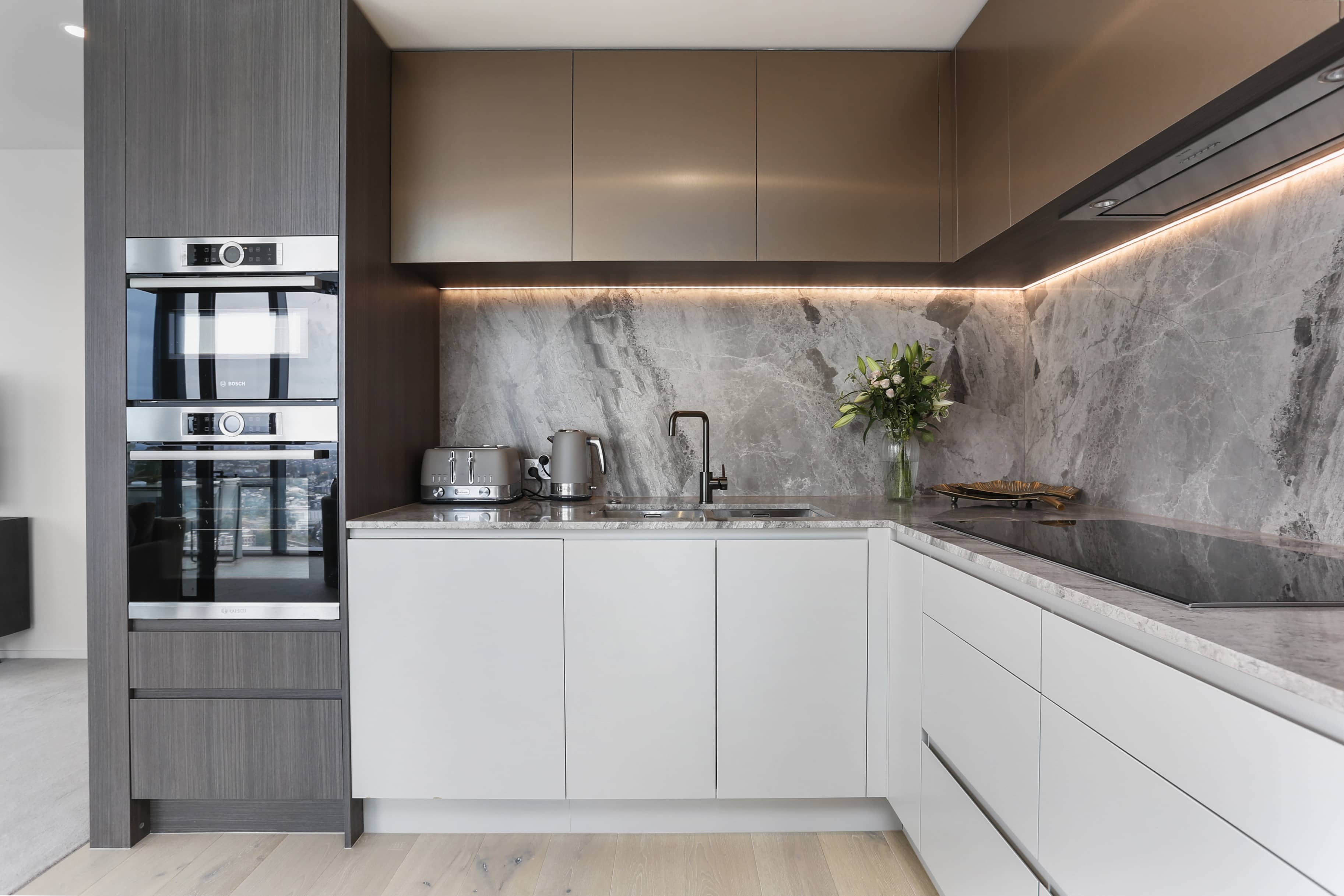 Kitchen, The Pacifica by Urban Rest, Auckland New Zealand