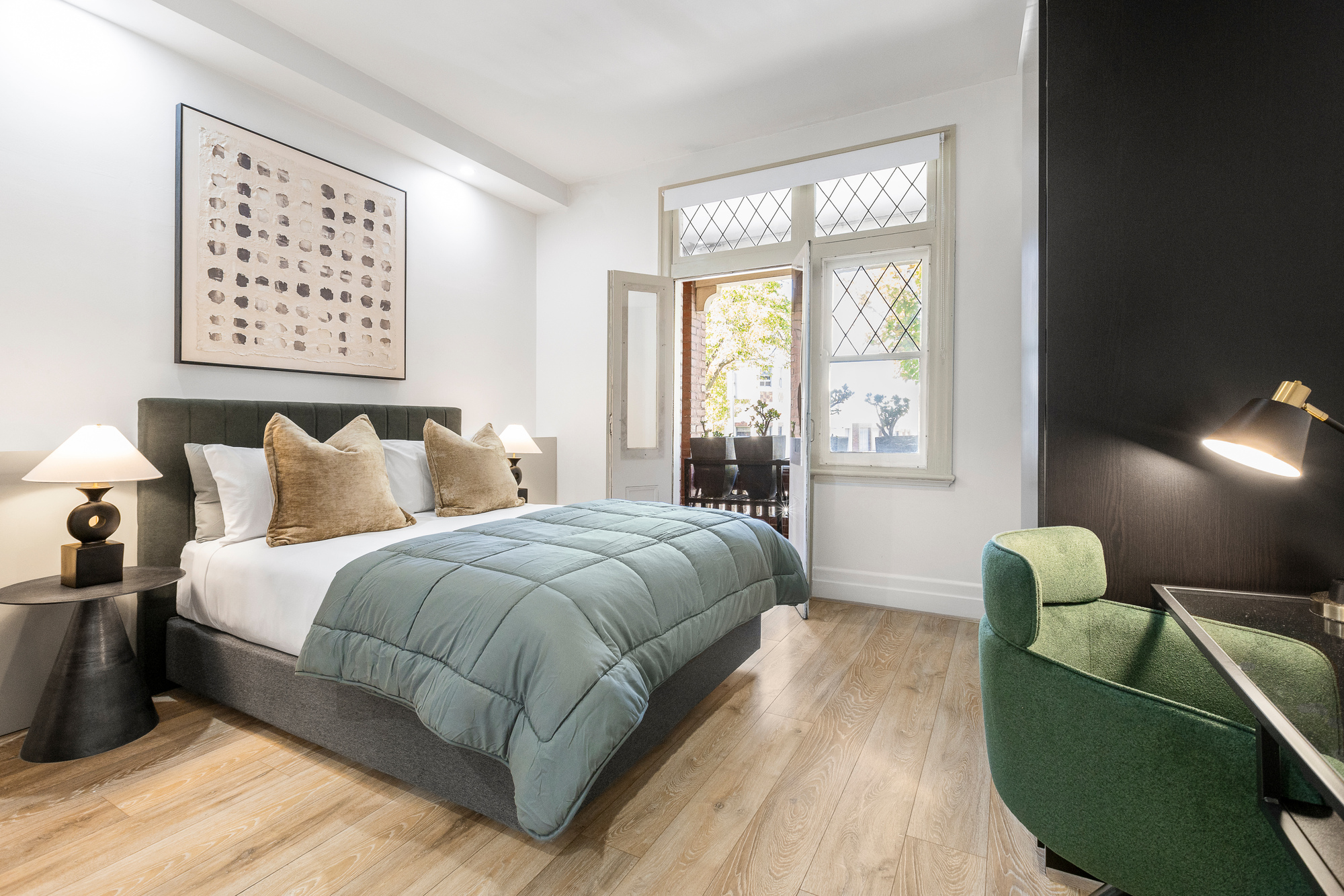 Bedroom - Simpson Street Apartments by Urban Rest - Melbourne