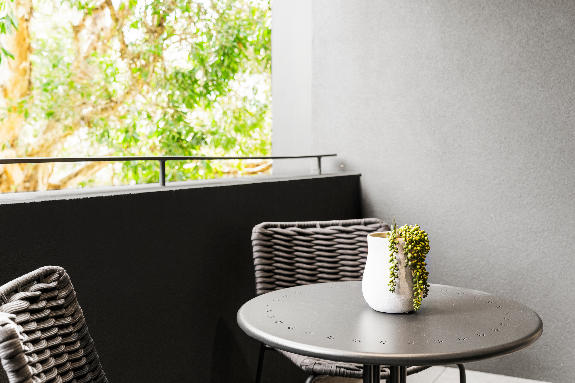 Balcony - Hall Street Apartments - Urban Rest